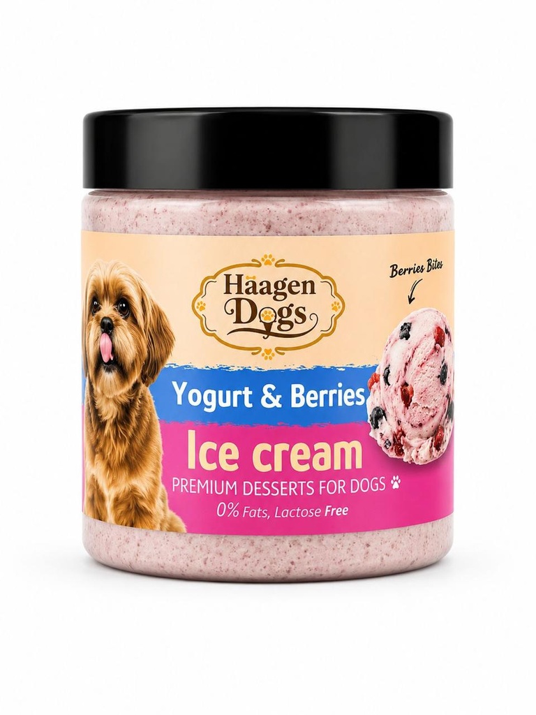 [fmb00133] Ice Cream - Yogurt & Barries - 500 gm