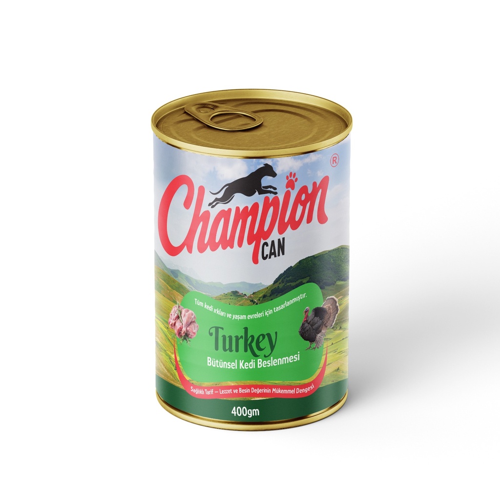 [3018] Champion Chunks Can Food For Adult Dog turkey 400 GM